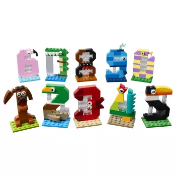 LEGO 40807 Gimtadienio skaičiai - gyvūniniai torto papuošimai (281 detalė)