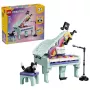 LEGO Creator 3-in-1 31392 Muzikinis dekoras – pianinas su kate (485 dalių)