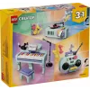 LEGO Creator 3-in-1 31392 Muzikinis dekoras – pianinas su kate (485 dalių)