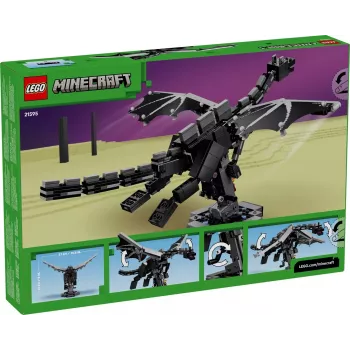 LEGO Minecraft 21595 Ender Dragon – Statoma didelė figūra (710 detalių)