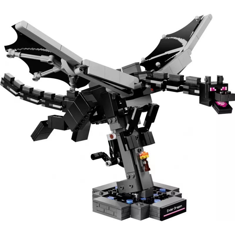 LEGO Minecraft 21595 Ender Dragon – Statoma didelė figūra (710 detalių)