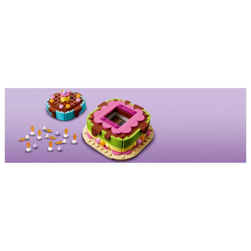 LEGO 40815 Gimtadienio tortas – Statomas tortas su žvakėmis (219 dalių)