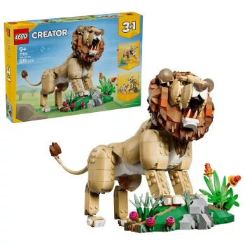 LEGO Creator 3-in-1 31386 Laukiniai gyvūnai: Didingas liūtas (839 dalių)