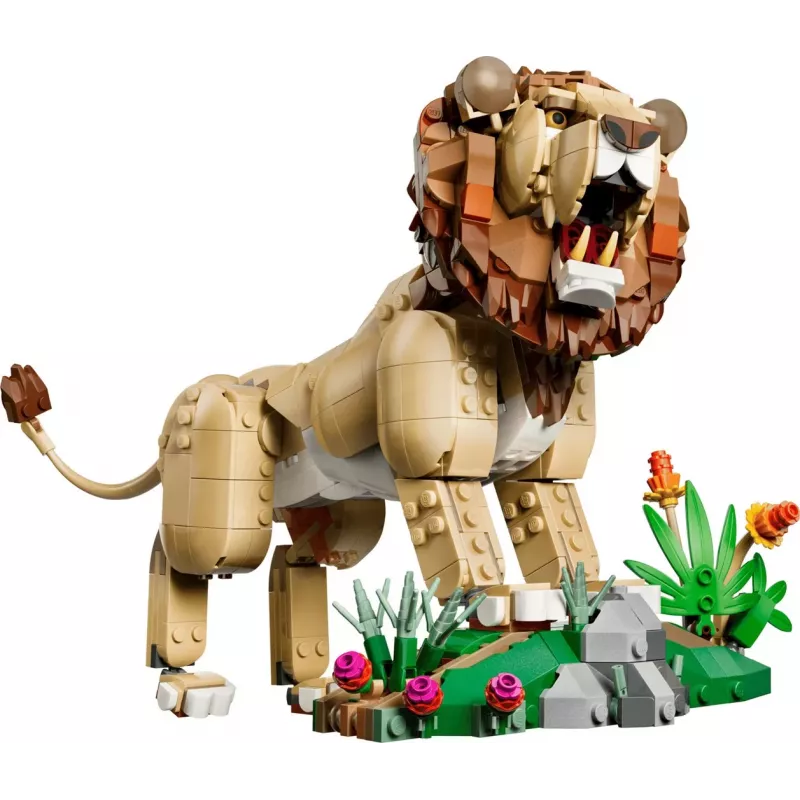 LEGO Creator 3-in-1 31386 Laukiniai gyvūnai: Didingas liūtas (839 dalių)