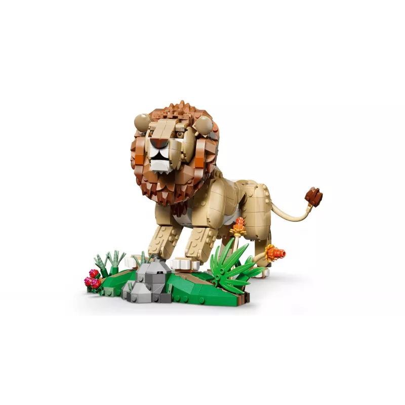 LEGO Creator 3-in-1 31386 Laukiniai gyvūnai: Didingas liūtas (839 dalių)
