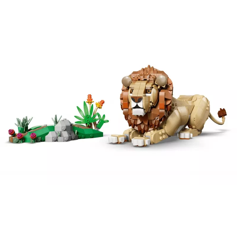 LEGO Creator 3-in-1 31386 Laukiniai gyvūnai: Didingas liūtas (839 dalių)