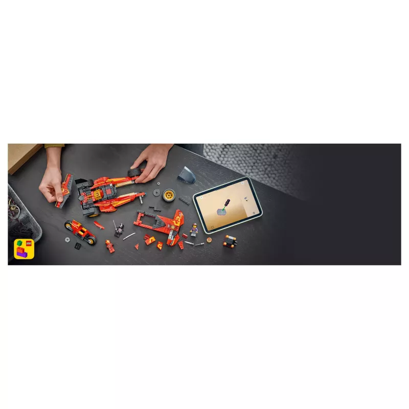 LEGO NINJAGO 71867 X-1 Ninja Charger 15-metis jubiliejus (691 detalė)