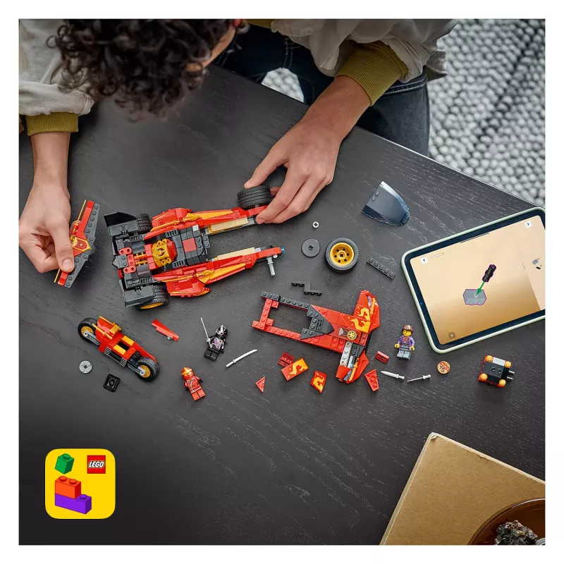 LEGO NINJAGO 71867 X-1 Ninja Charger 15-metis jubiliejus (691 detalė)