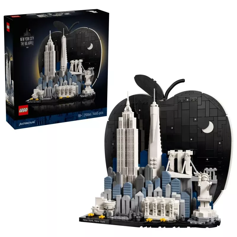 LEGO Architecture 21066 Niujorkas – Didysis obuolys (1465 dalių)