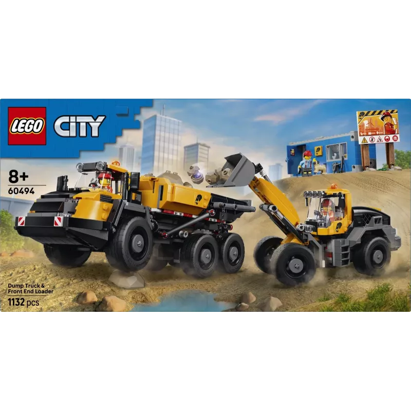 LEGO City 60494 Savivartis ir krautuvas (1132 dalių)