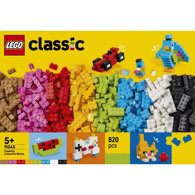 LEGO Classic 11045 Kūrybiniai spalvoti kaladėliai (820 vnt.)