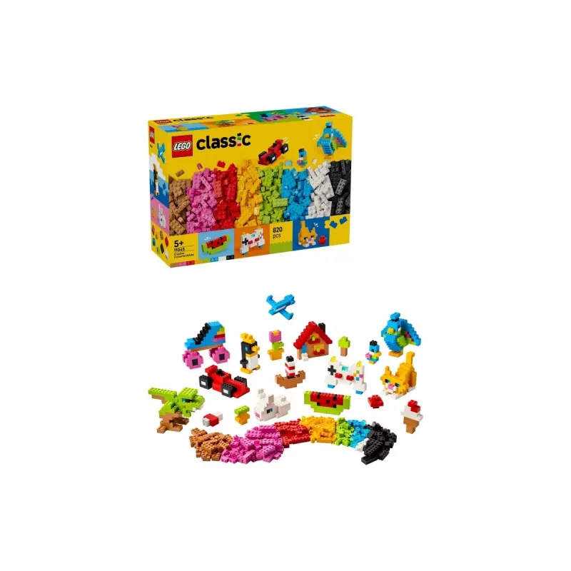LEGO Classic 11045 Kūrybiniai spalvoti kaladėliai (820 vnt.)