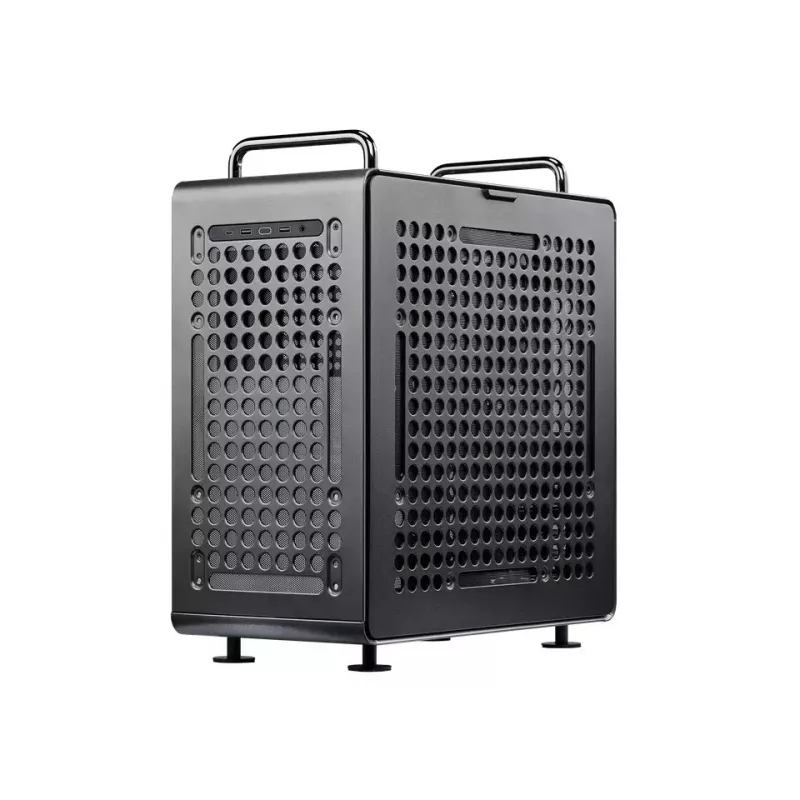Cooler Master QUBE 540 Stardust Iron ATX vidurinio bokšto korpusas (grūdintas stiklas)