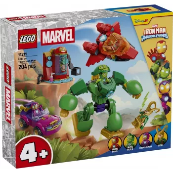 LEGO Marvel 11211 Lokis prieš Geležinio žmogaus komandą (204 detalės)