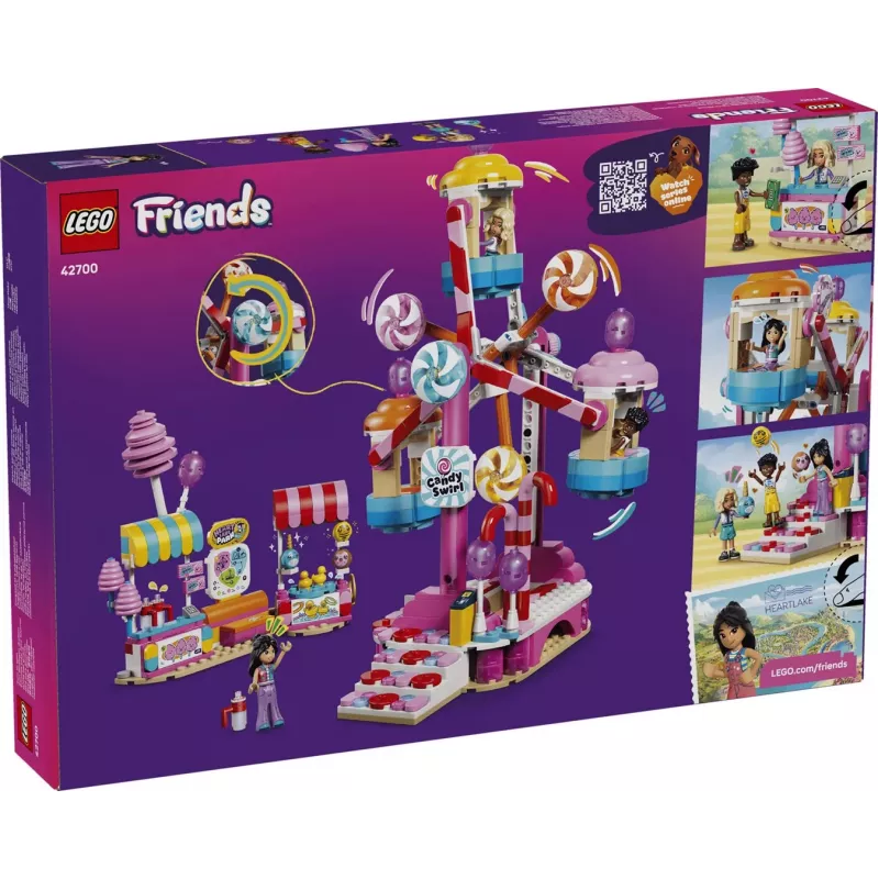 LEGO Friends 42700 Saldainių ir keksiukų apžvalgos ratas (602 detalės)