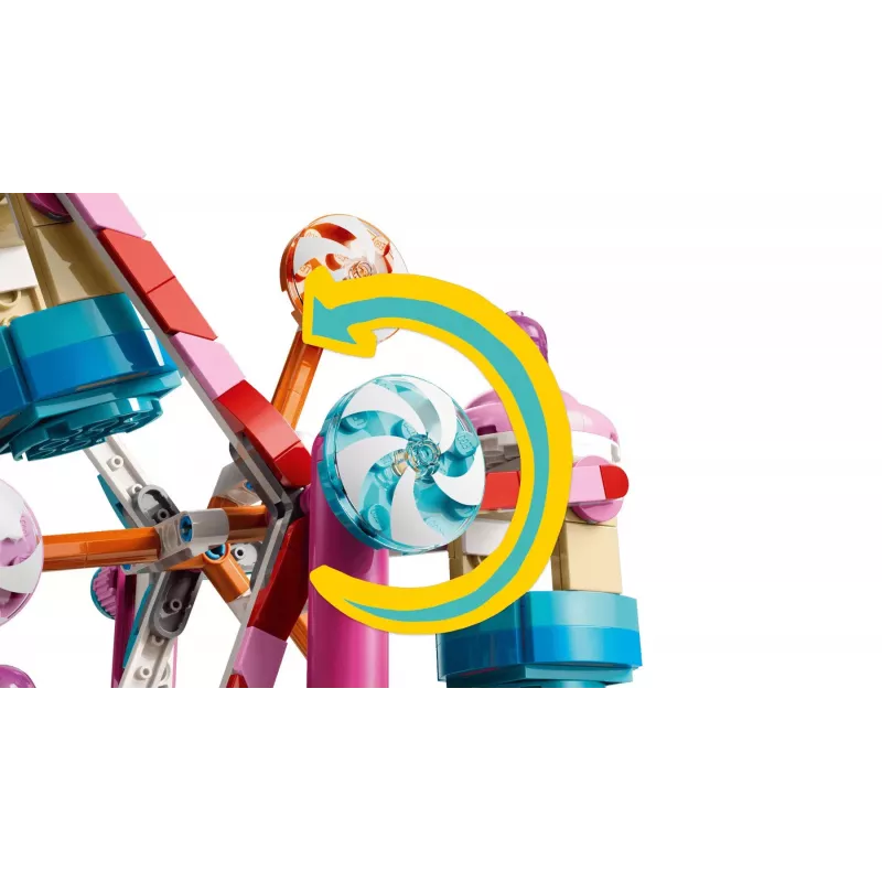 LEGO Friends 42700 Saldainių ir keksiukų apžvalgos ratas (602 detalės)