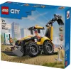 LEGO City 60480 Geltonas ekskavatorius su kaušu (301 detalė)