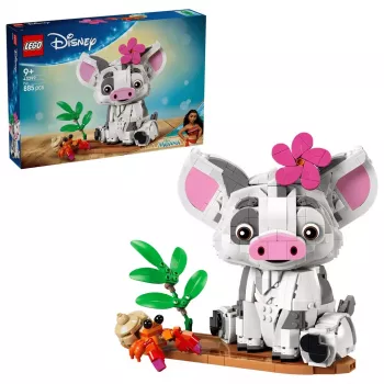 LEGO Disney 43292 Pua (Moana) statoma figūrėlė (885 dalių)
