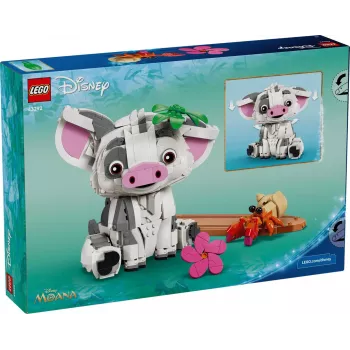 LEGO Disney 43292 Pua (Moana) statoma figūrėlė (885 dalių)