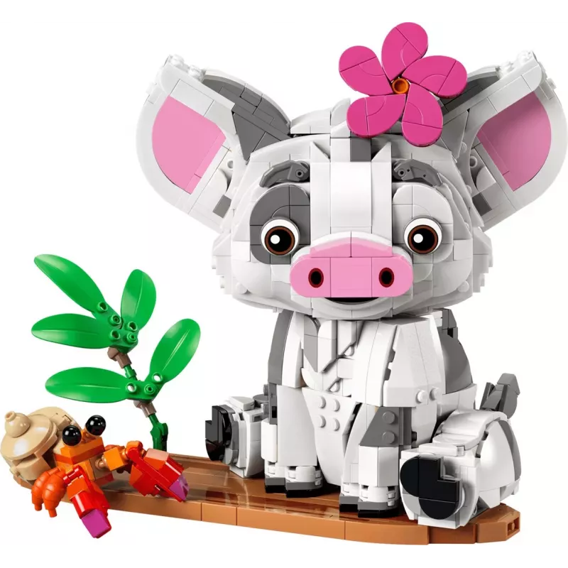 LEGO Disney 43292 Pua (Moana) statoma figūrėlė (885 dalių)