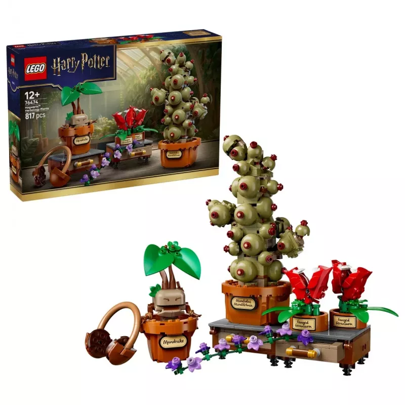 LEGO Harry Potter 76474 Hogvartso Augalija Žolelių Pasaulis (817 dalių)