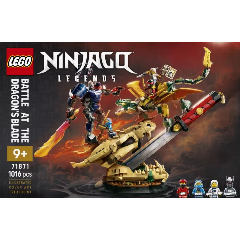 LEGO NINJAGO 71871 Mūšis prie Drakono ašmens (1016 dalių)
