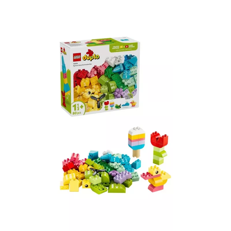 LEGO DUPLO 10479 Spalvinga kūrybos dėžutė (80 dalių)