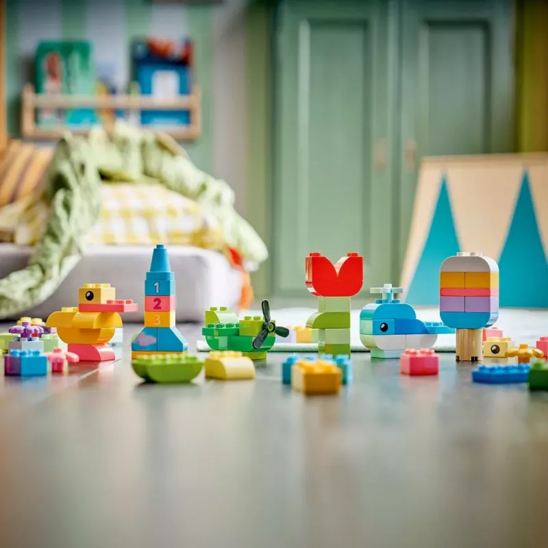 LEGO DUPLO 10479 Spalvinga kūrybos dėžutė (80 dalių)