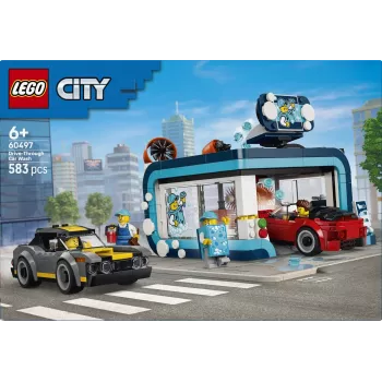 LEGO City 60497 Pravažiuojama automobilių plovykla (583 detalės)