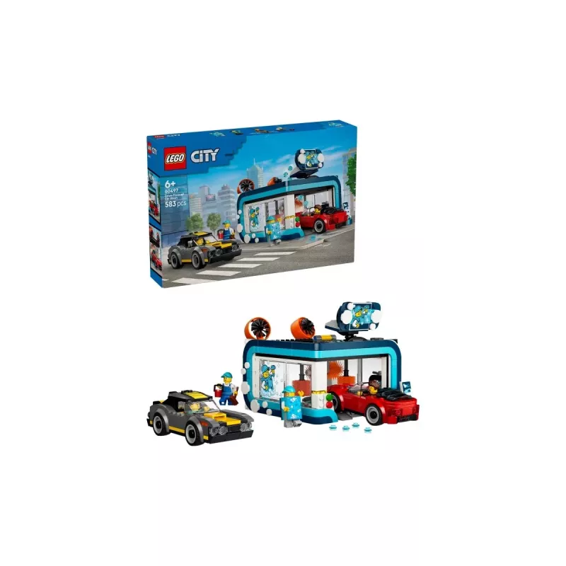 LEGO City 60497 Pravažiuojama automobilių plovykla (583 detalės)