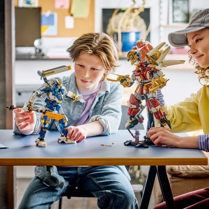 LEGO NINJAGO 71870 Dvynių titanų mechai (1707 dalių)