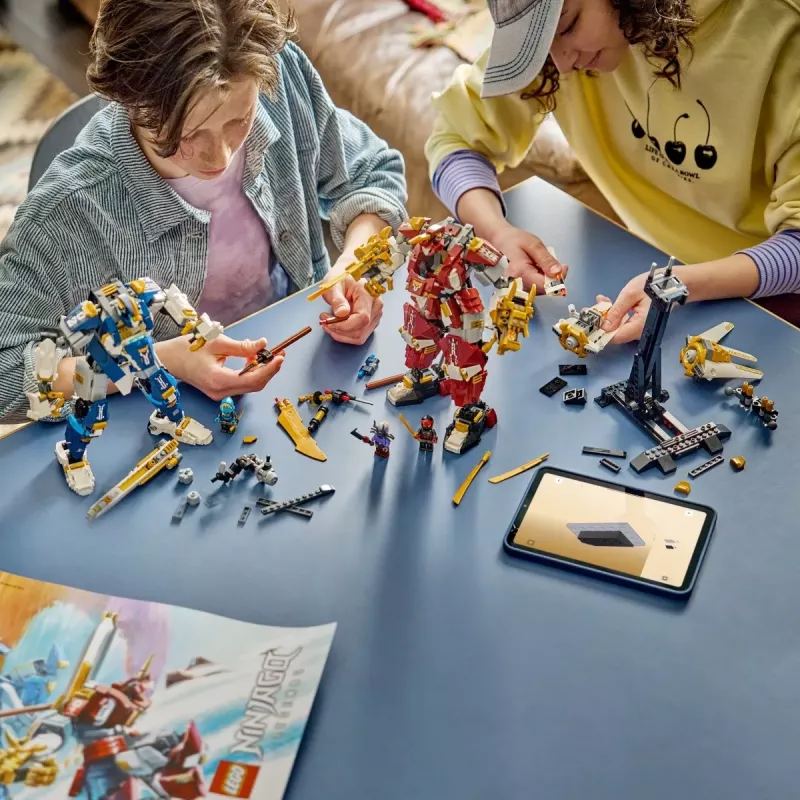 LEGO NINJAGO 71870 Dvynių titanų mechai (1707 dalių)