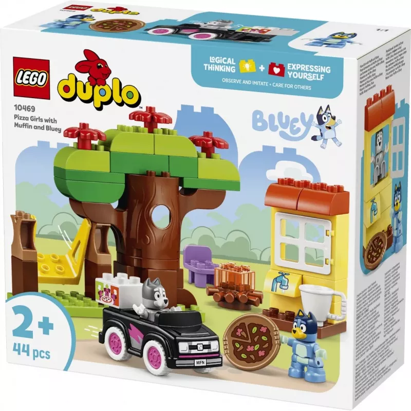 LEGO DUPLO Bluey 10469 Muffin ir Bluey picos kepykla (44 dalių)
