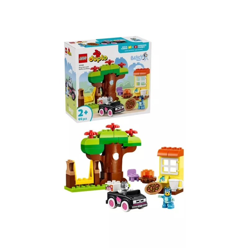 LEGO DUPLO Bluey 10469 Muffin ir Bluey picos kepykla (44 dalių)