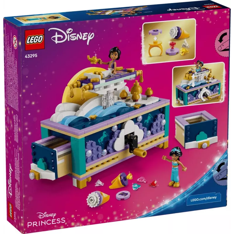 LEGO Disney 43295 Jasmine papuošalų dėžutė (458 dalių)