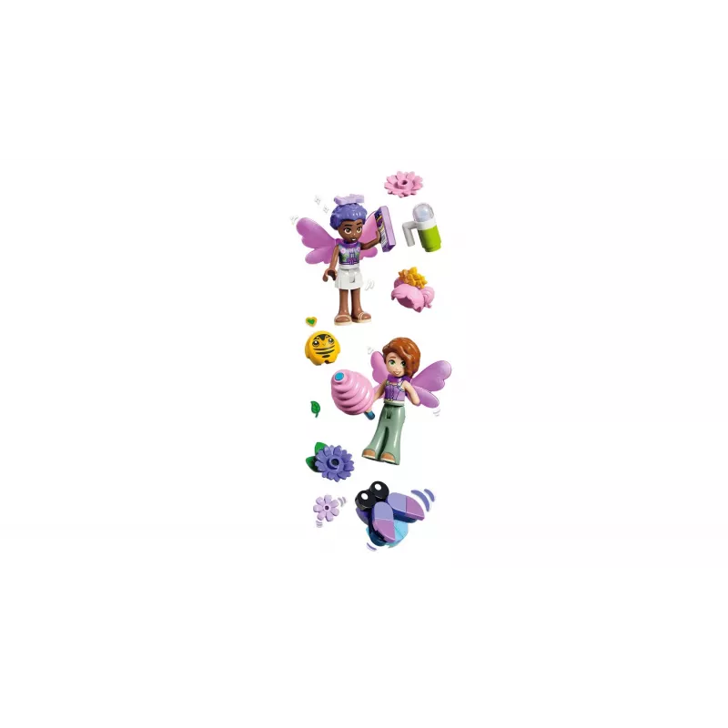 LEGO Friends 42702 Sukasi gėlių ir fėjų arbatos puodelių karuselė (321 vnt.)