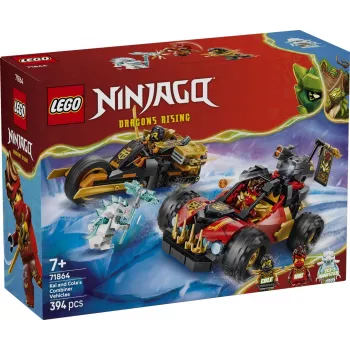 LEGO NINJAGO 71864 Kaino ir Kolio jungiamos transporto priemonės (394 dalių)