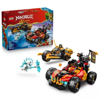 LEGO NINJAGO 71864 Kaino ir Kolio jungiamos transporto priemonės (394 dalių)