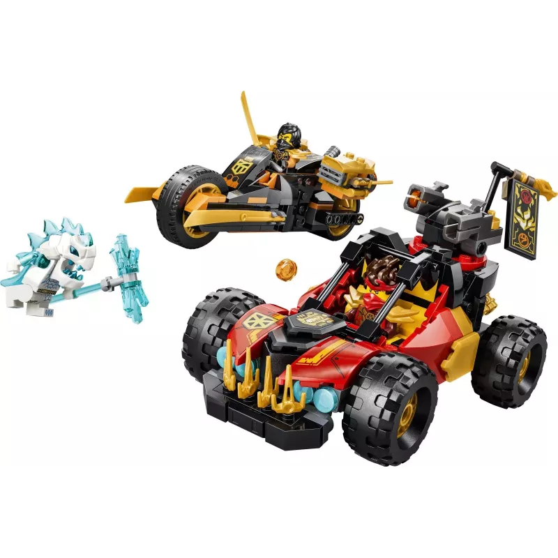 LEGO NINJAGO 71864 Kaino ir Kolio jungiamos transporto priemonės (394 dalių)