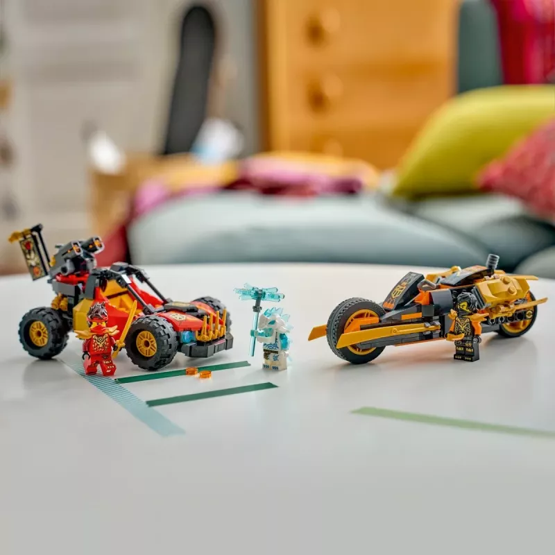 LEGO NINJAGO 71864 Kaino ir Kolio jungiamos transporto priemonės (394 dalių)