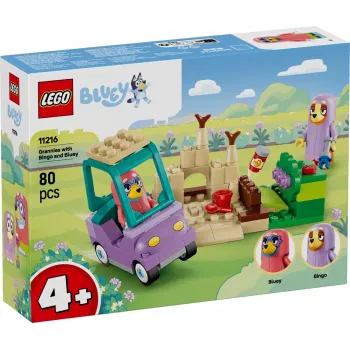 LEGO Bluey 11216 Močiutės su Bingo ir Bluey (80 dalių)