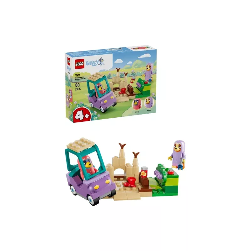LEGO Bluey 11216 Močiutės su Bingo ir Bluey (80 dalių)