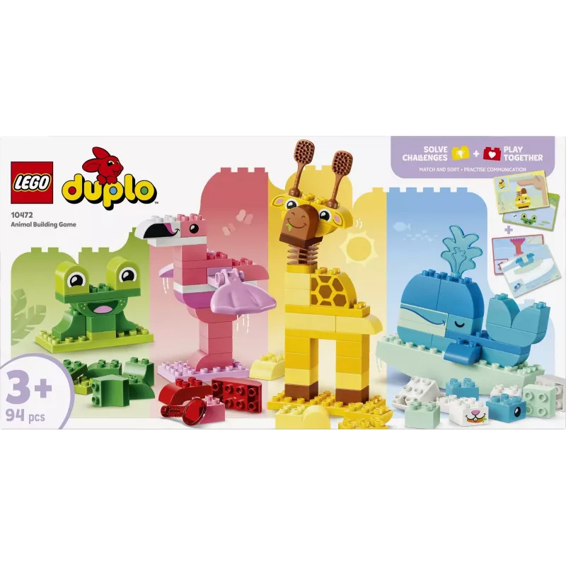 LEGO DUPLO 10472 Gyvūnų statybos žaidimas (94 detalės)