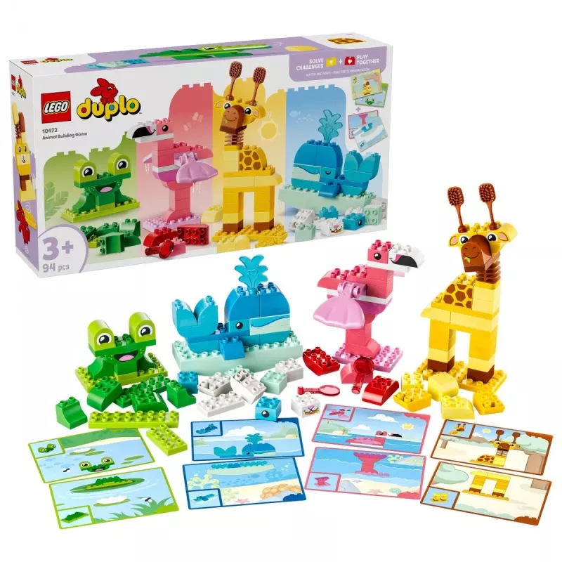 LEGO DUPLO 10472 Gyvūnų statybos žaidimas (94 detalės)