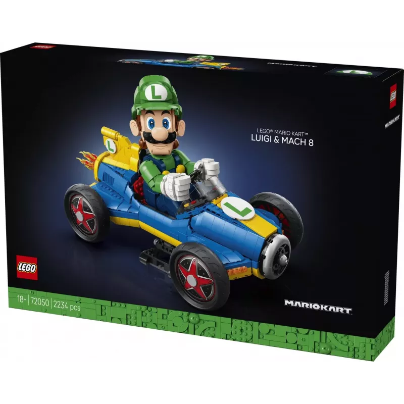 LEGO Super Mario 72050 Mario Kart – Luigi & Mach 8 (2234 dalių)