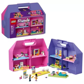 LEGO Friends 42697 Kūrybinis lėlių namo lagaminas (355 dalių)