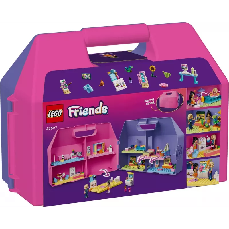LEGO Friends 42697 Kūrybinis lėlių namo lagaminas (355 dalių)