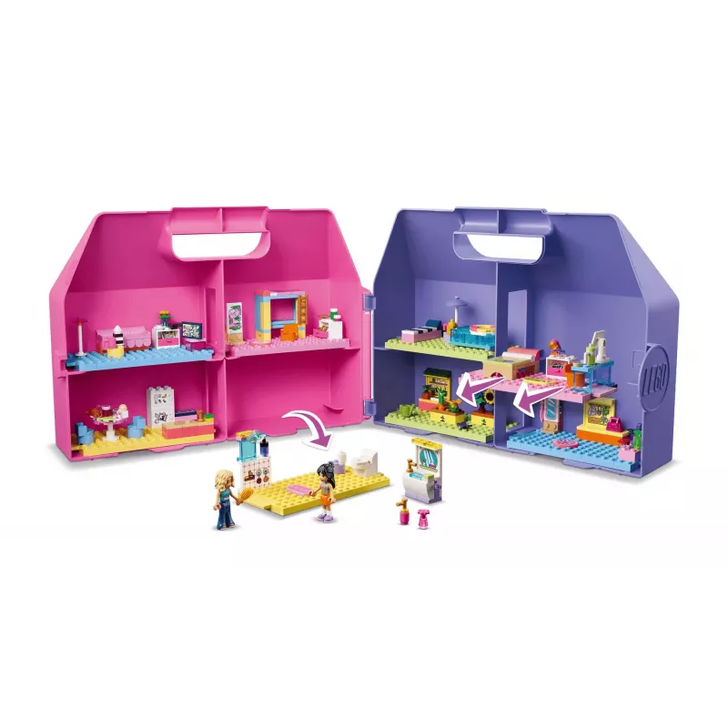 LEGO Friends 42697 Kūrybinis lėlių namo lagaminas (355 dalių)