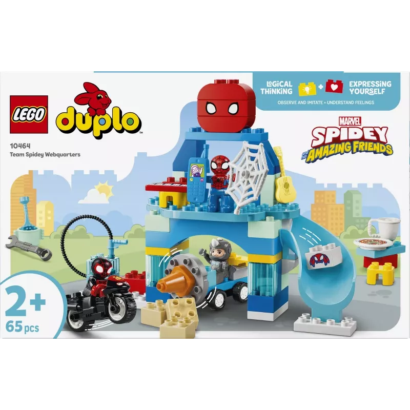 LEGO DUPLO Marvel 10464 Team Spidey Webquarters (65 dalių)