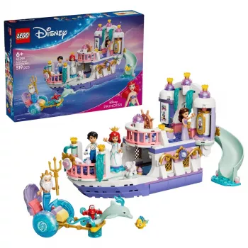 LEGO Disney 43299 Arielio karališkasis vestuvių laivas (519 dalių)